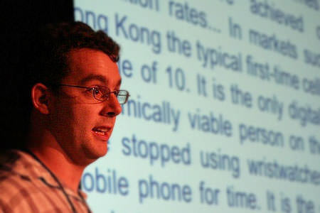 Tom Hume at dConstruct 2005